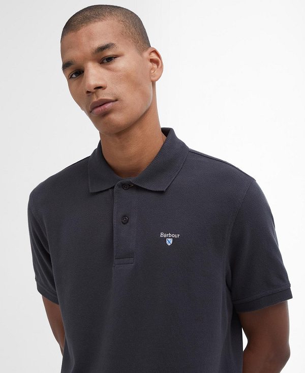 Barbour Sports Polo Shirt μπλε | BABO88148
