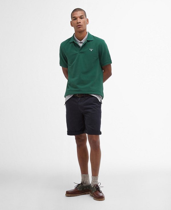 Barbour Sports Polo Shirt μπλε | BABO88153