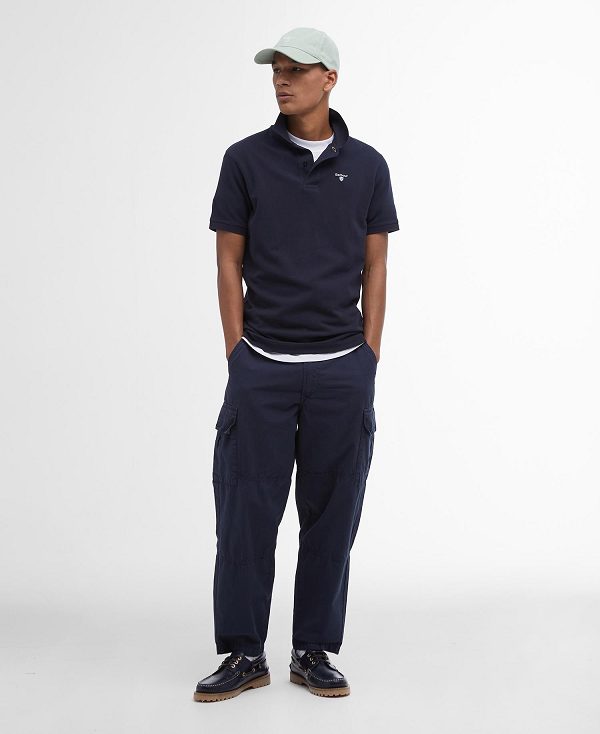 Barbour Sports Polo Shirt μεντα | BABO88158