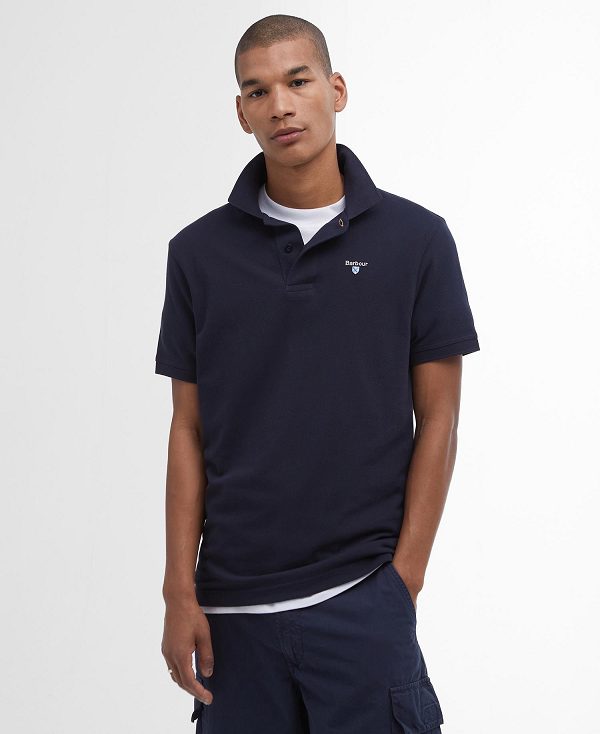 Barbour Sports Polo Shirt μεντα | BABO88158