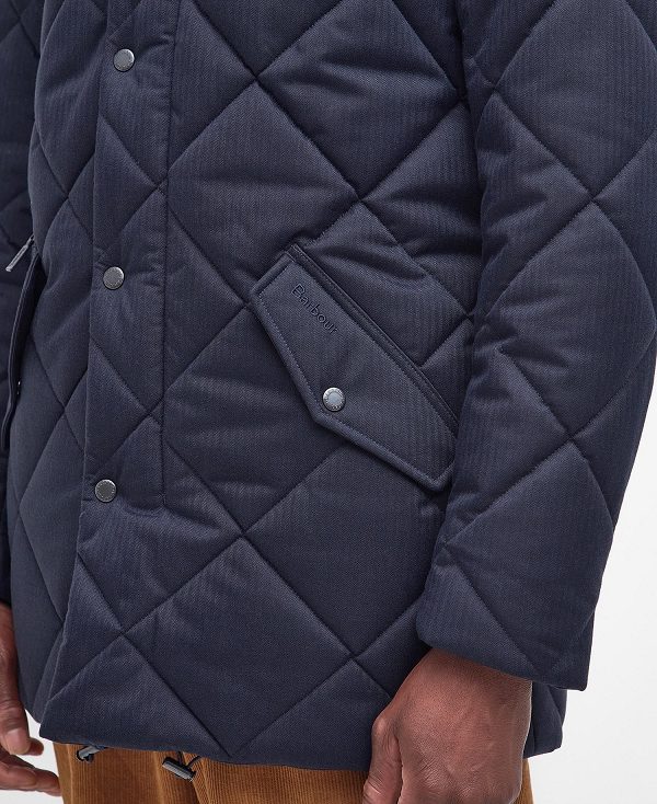 Barbour Standford Chelsea Quilted Jacket σκουρο μπλε | BABO87322