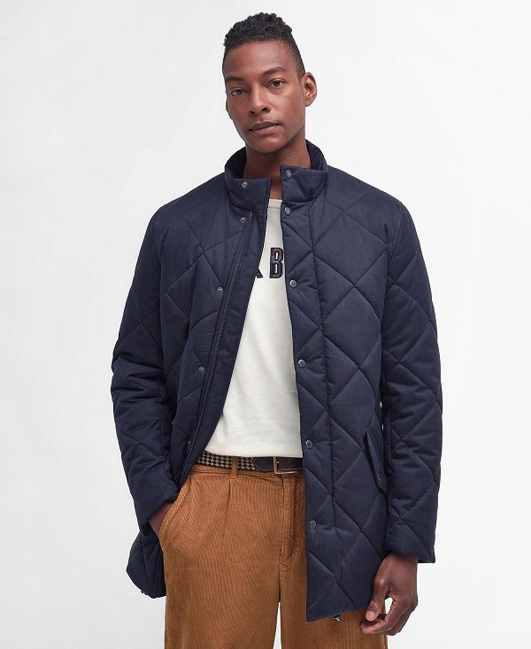 Barbour Standford Chelsea Quilted Jacket σκουρο μπλε | BABO87322