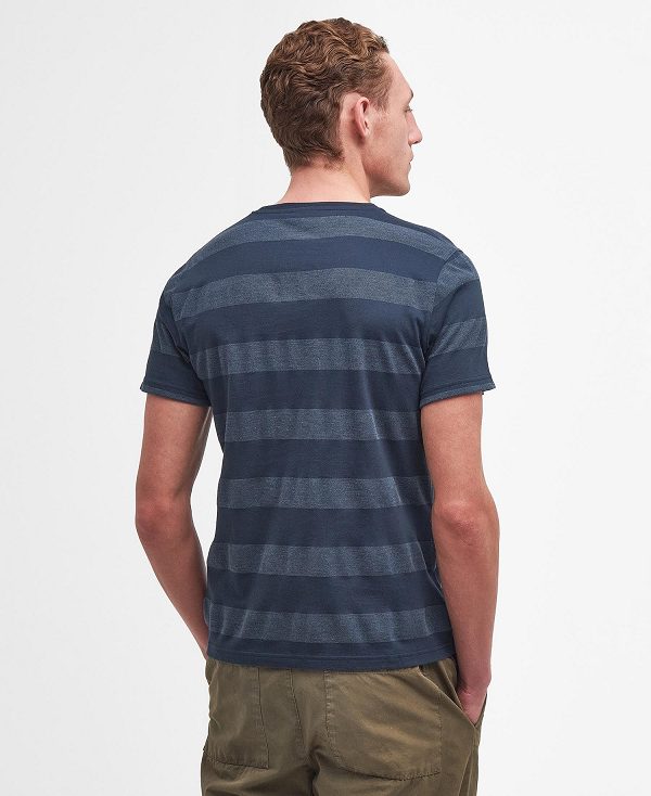 Barbour Stenton Striped T-shirt σκουρο μπλε | BABO88370