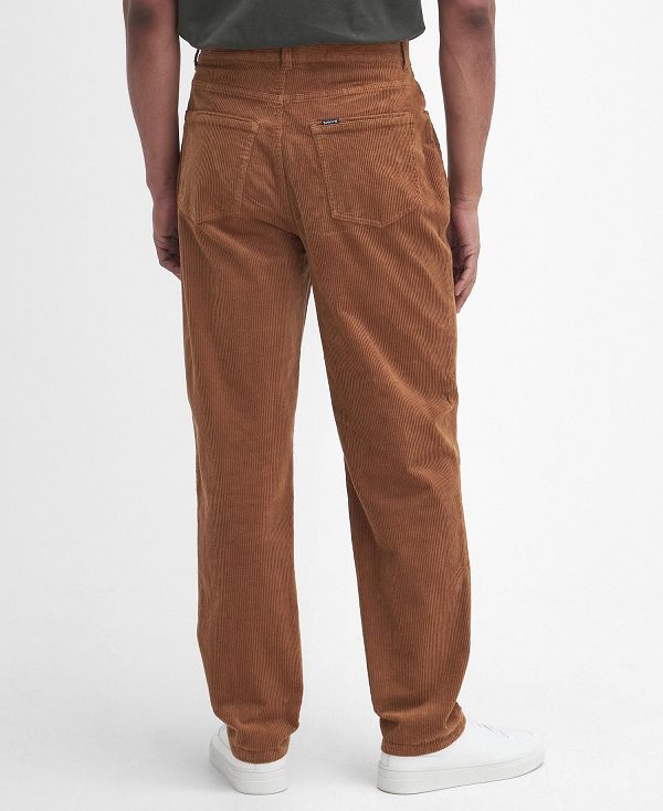 Barbour Stretch Cord Regular Trousers κίτρινα | BABO88819