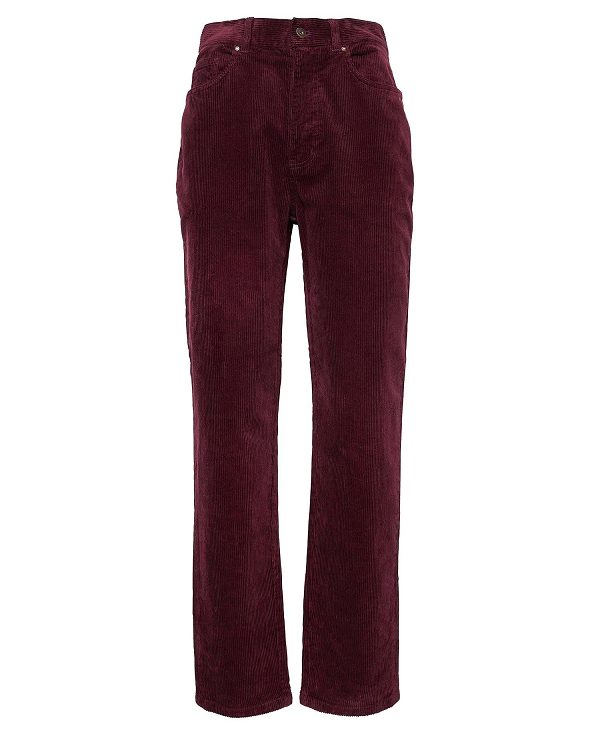 Barbour Stretch Cord Regular Trousers κοκκινα | BABO88822
