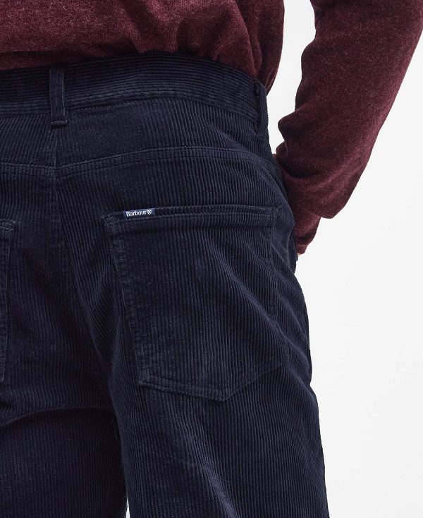 Barbour Stretch Cord Regular Trousers σκουρο μπλε | BABO88826