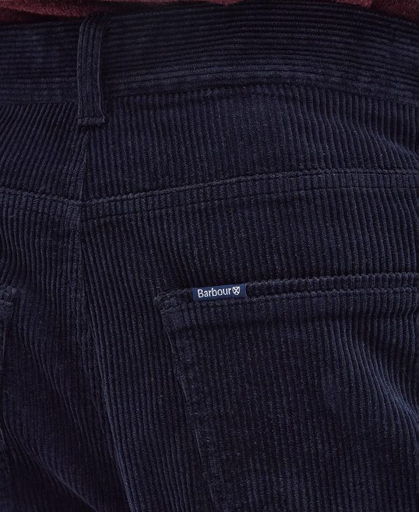 Barbour Stretch Cord Regular Trousers σκουρο μπλε | BABO88826