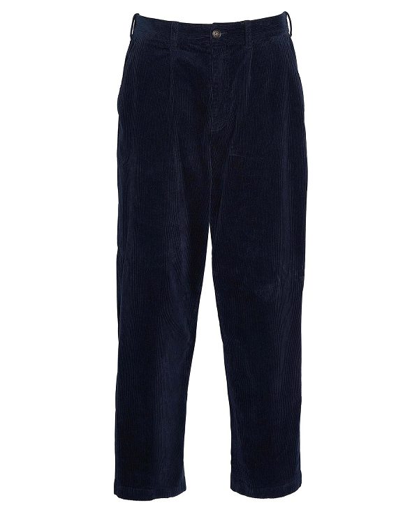 Barbour Stretch Cord Relaxed Trousers σκουρο μπλε | BABO88814