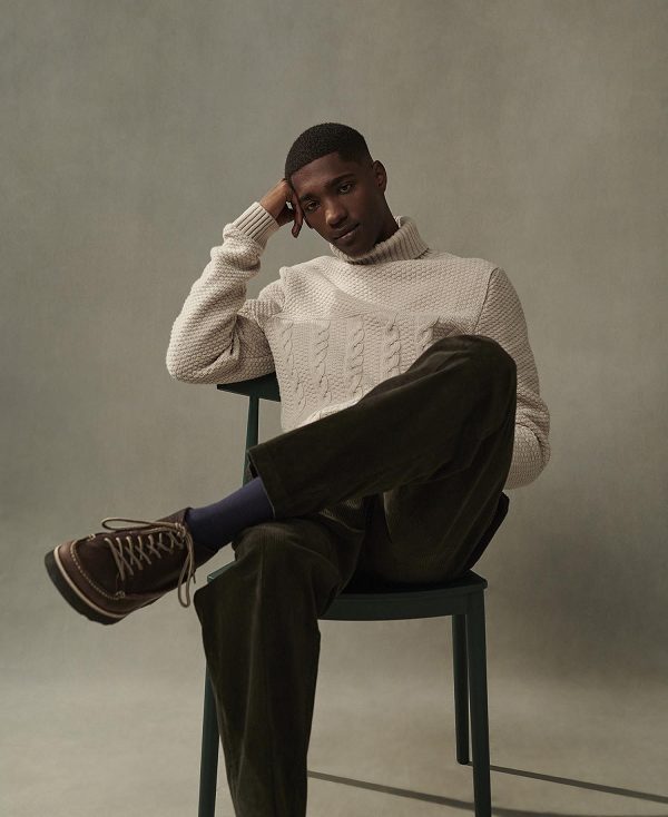 Barbour Stretch Cord Relaxed Trousers πρασινο | BABO88821