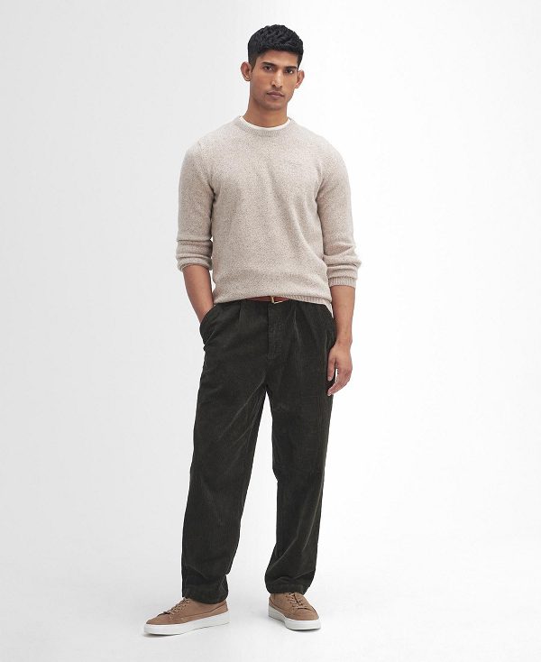Barbour Stretch Cord Relaxed Trousers πρασινο | BABO88821
