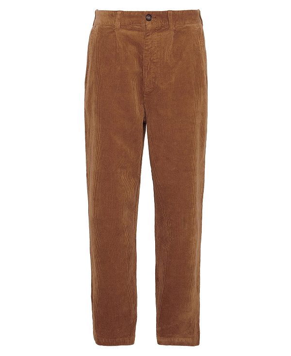 Barbour Stretch Cord Relaxed Trousers κίτρινα | BABO88831