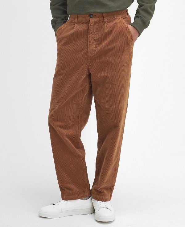 Barbour Stretch Cord Relaxed Trousers κίτρινα | BABO88831