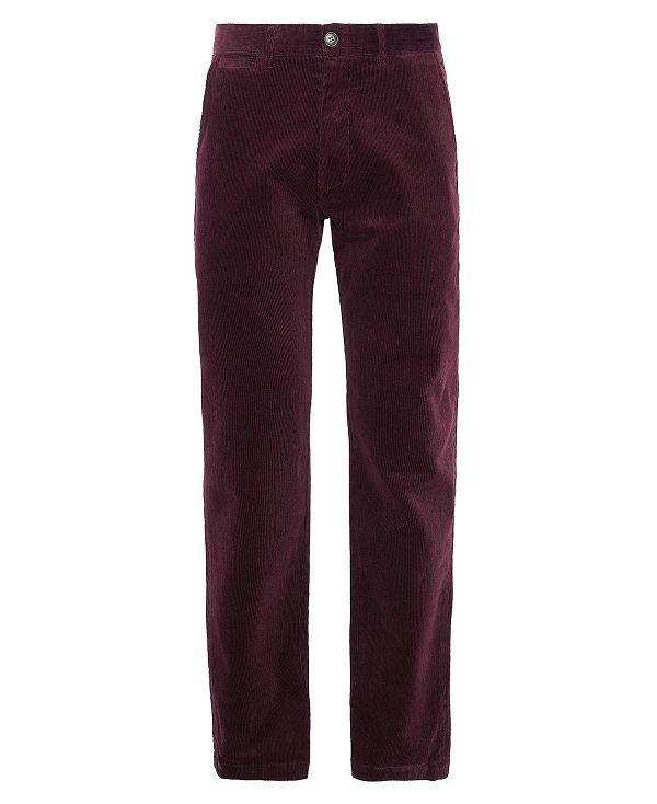 Barbour Stretch Cord Tailored Trousers μπορντο | BABO88806
