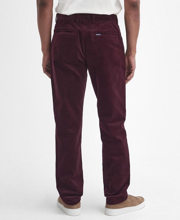 Barbour Stretch Cord Tailored Trousers μπορντο | BABO88806