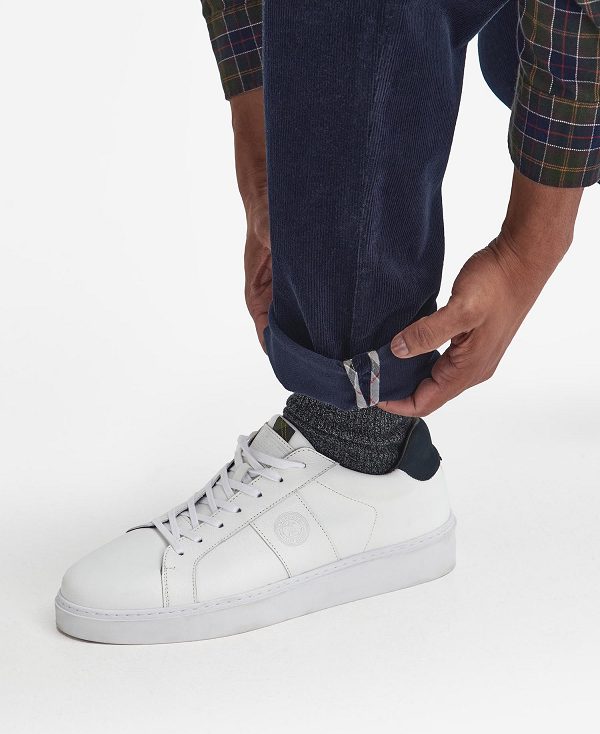 Barbour Stretch Cord Tailored Trousers σκουρο μπλε | BABO88807