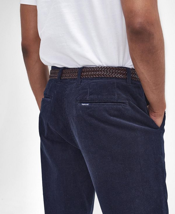 Barbour Stretch Cord Tailored Trousers σκουρο μπλε | BABO88807