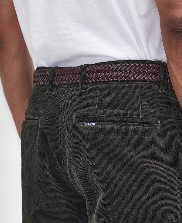 Barbour Stretch Cord Tailored Trousers πρασινο | BABO88809