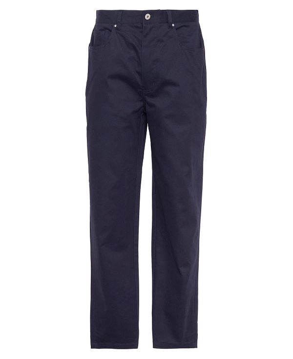 Barbour Suede Sateen Regular Trousers σκουρο μπλε | BABO88833