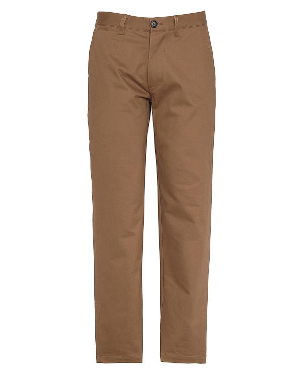 Barbour Suede Sateen Tailored Trousers Μπεζ | BABO88803