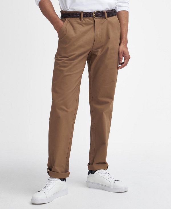 Barbour Suede Sateen Tailored Trousers Μπεζ | BABO88803