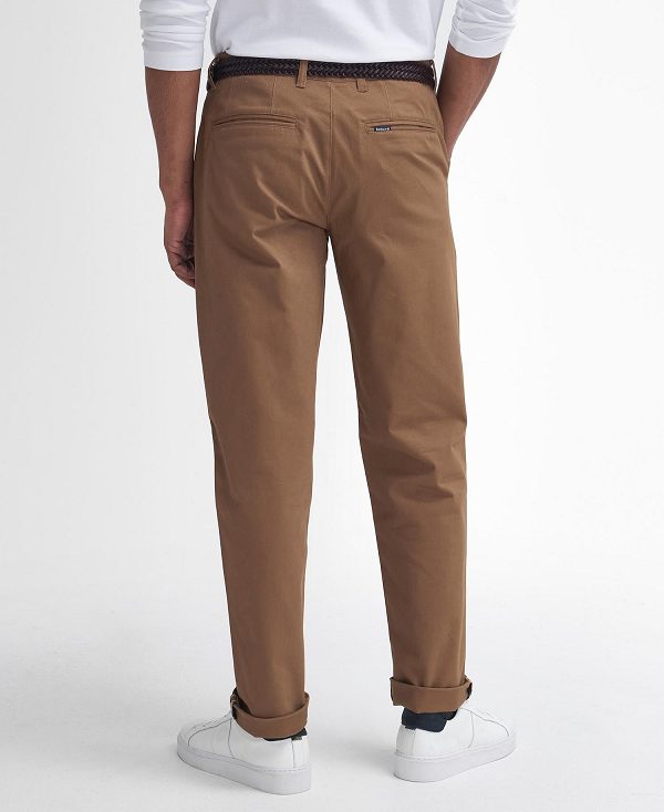 Barbour Suede Sateen Tailored Trousers Μπεζ | BABO88803