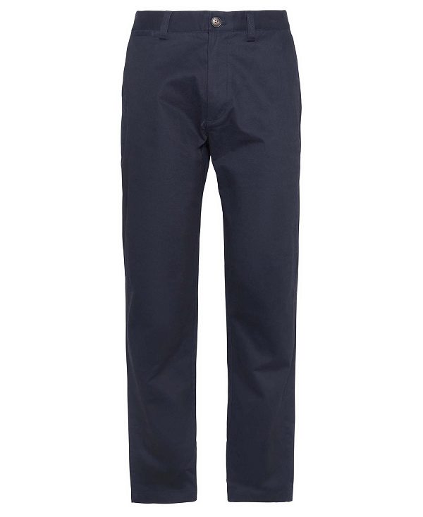 Barbour Suede Sateen Tailored Trousers σκουρο μπλε | BABO88804
