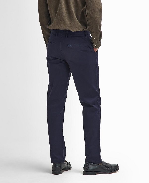 Barbour Suede Sateen Tailored Trousers σκουρο μπλε | BABO88804