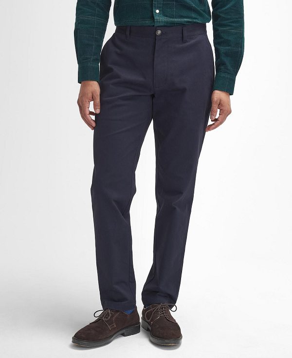 Barbour Sueded Sateen Slim Trousers σκουρο μπλε | BABO88824