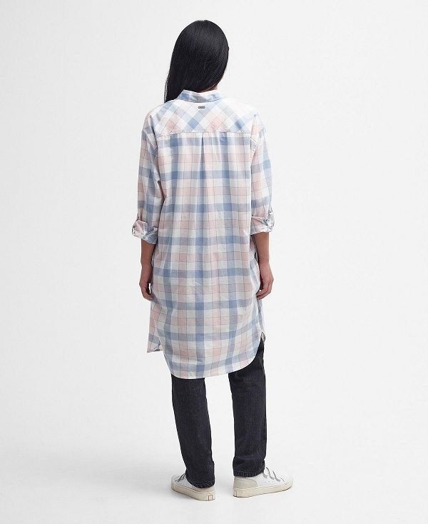 Barbour Summer Millcross Shirt Dress ασπρα | BABO89593