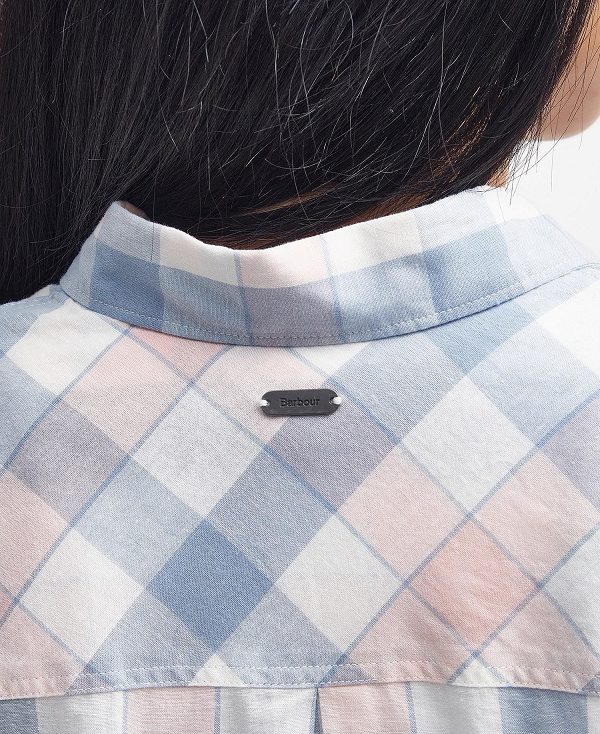 Barbour Summer Millcross Shirt Dress ασπρα | BABO89593