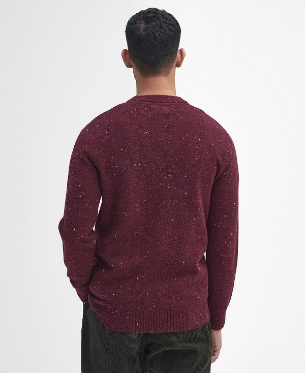 Barbour Tainsbury Crew Neck Jumper μπορντο | BABO88642