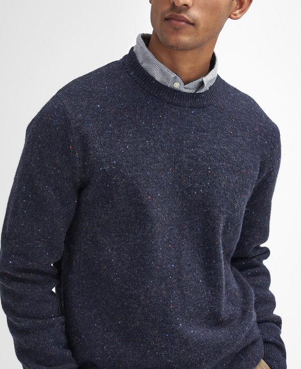 Barbour Tainsbury Crew Neck Jumper σκουρο μπλε | BABO88634
