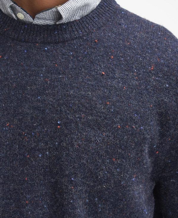 Barbour Tainsbury Crew Neck Jumper σκουρο μπλε | BABO88634