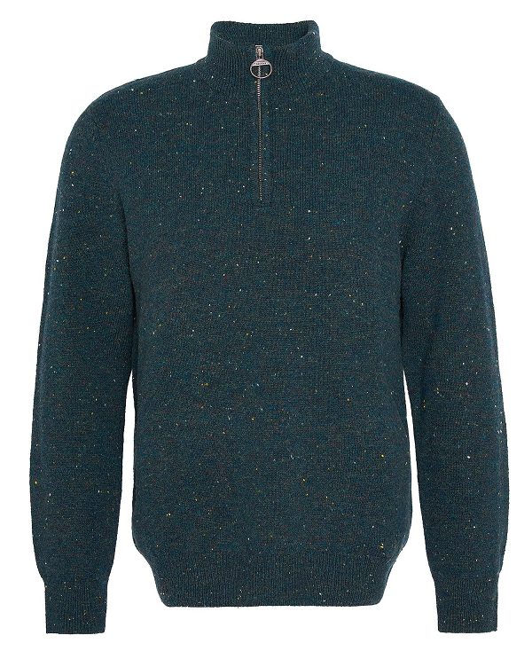 Barbour Tainsbury Half-zip Jumper πρασινο | BABO88633