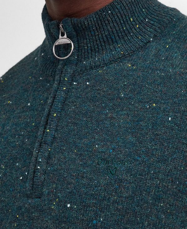 Barbour Tainsbury Half-zip Jumper πρασινο | BABO88633