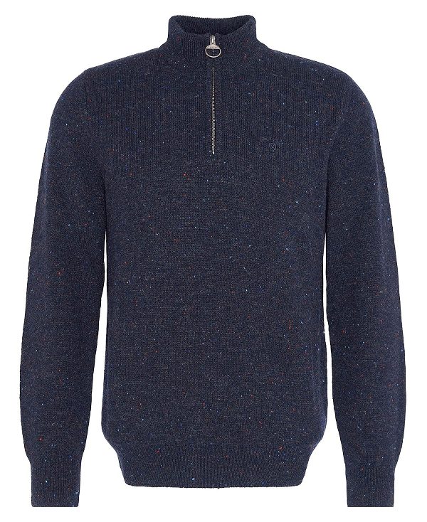 Barbour Tainsbury Half-zip Jumper σκουρο μπλε | BABO88632