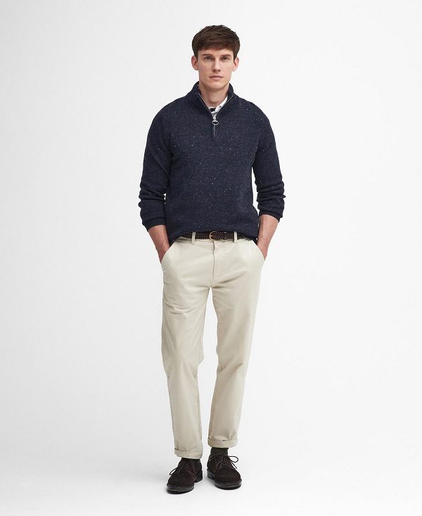 Barbour Tainsbury Half-zip Jumper σκουρο μπλε | BABO88632