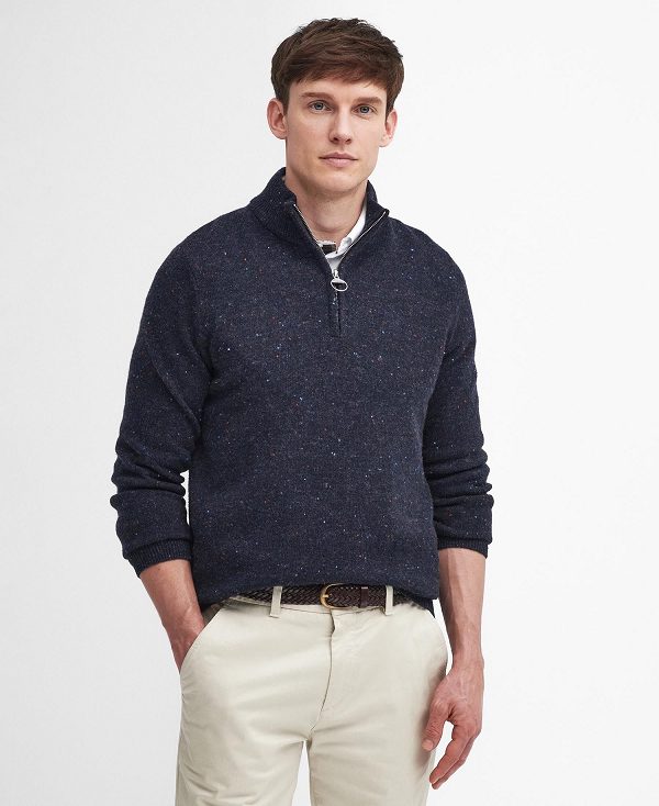 Barbour Tainsbury Half-zip Jumper σκουρο μπλε | BABO88632
