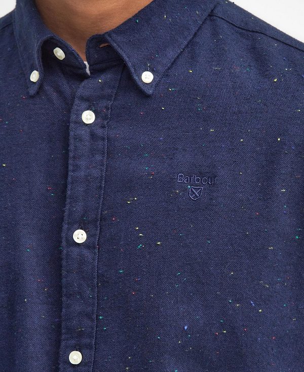 Barbour Tainsbury Tailored Long Sleeved Shirt σκουρο μπλε | BABO87864