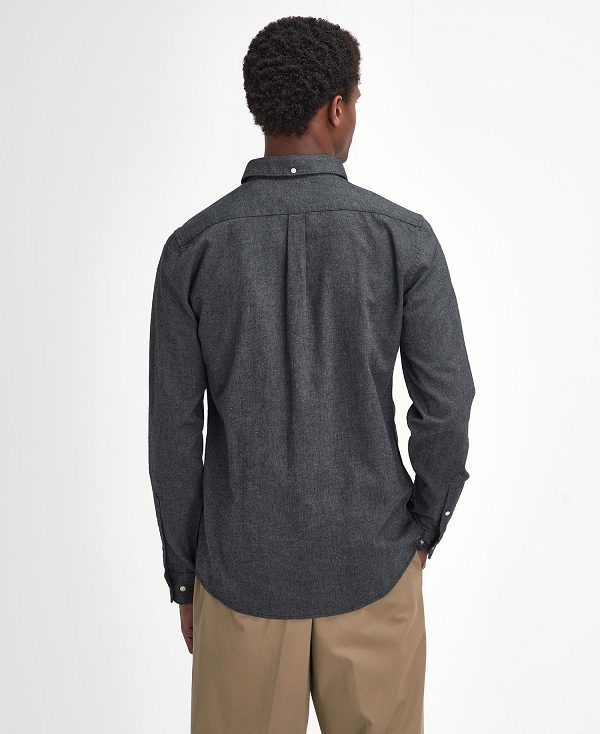 Barbour Tainsbury Tailored Long Sleeved Shirt γκρι | BABO87865
