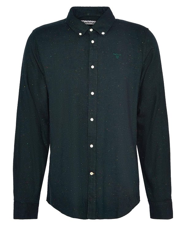 Barbour Tainsbury Tailored Long Sleeved Shirt πρασινο | BABO87866