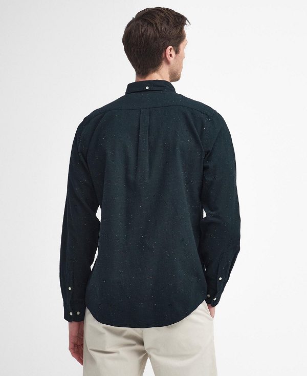 Barbour Tainsbury Tailored Long Sleeved Shirt πρασινο | BABO87866