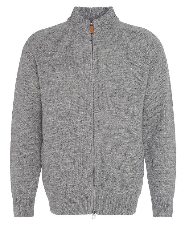 Barbour Talder Zip-up Jumper γκρι | BABO88687