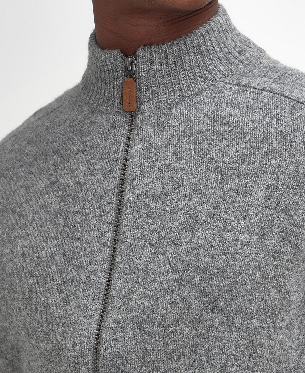 Barbour Talder Zip-up Jumper γκρι | BABO88687