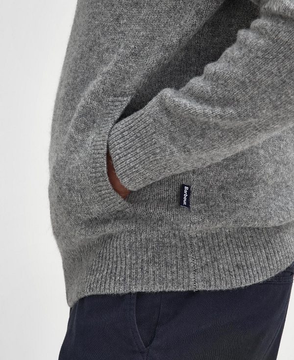 Barbour Talder Zip-up Jumper γκρι | BABO88687