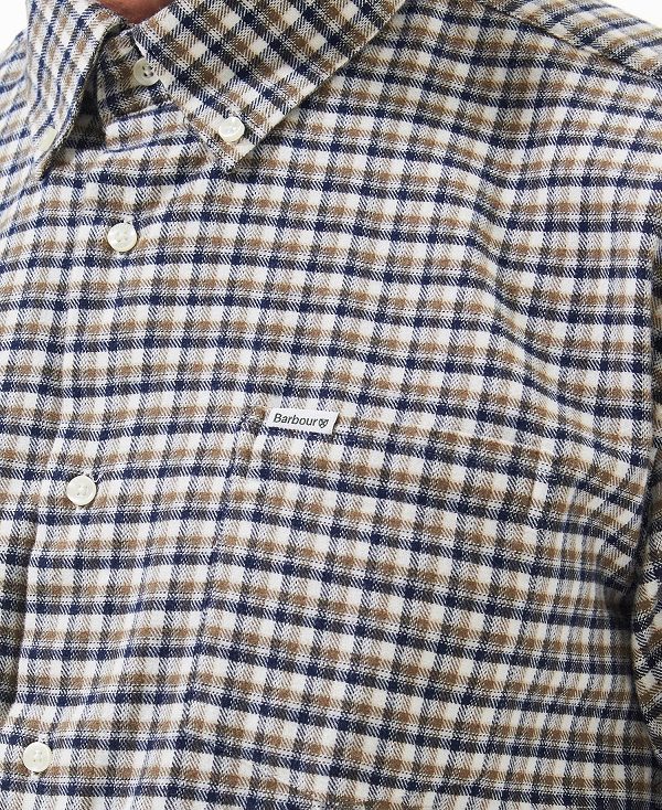 Barbour Tanlaw Regular Fit Shirt ασπρα | BABO87912