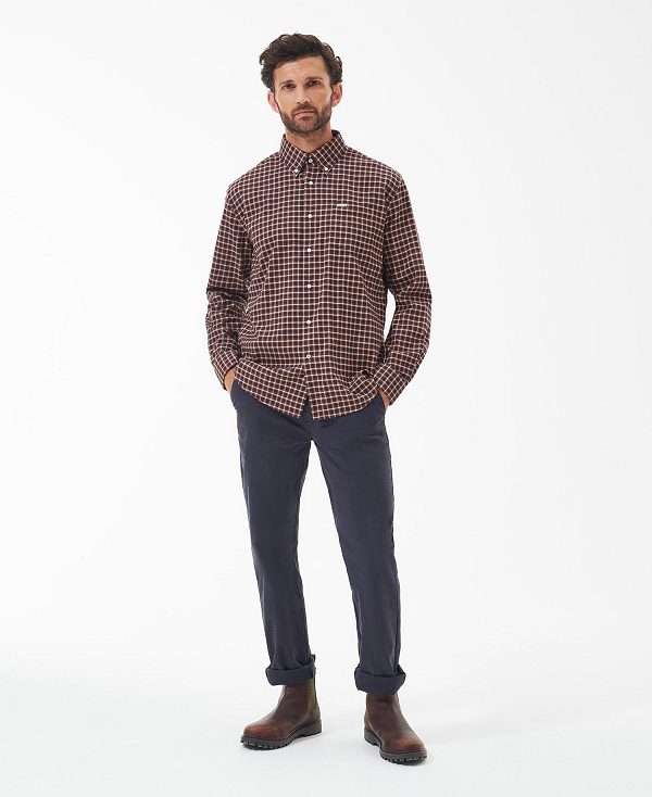 Barbour Tanlaw Regular Fit Shirt κοκκινα | BABO87913