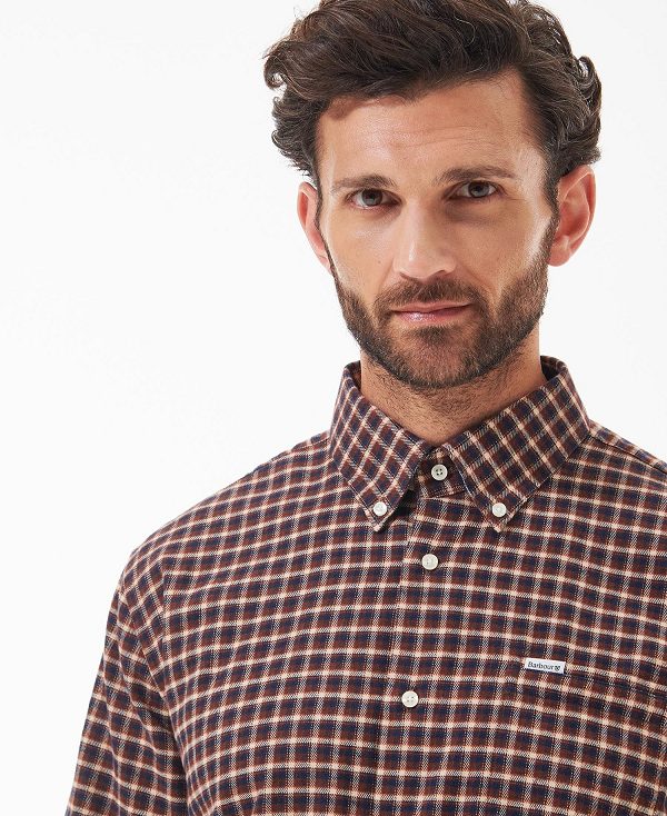 Barbour Tanlaw Regular Fit Shirt κοκκινα | BABO87913