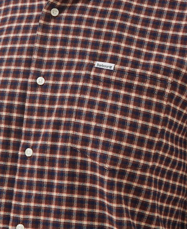 Barbour Tanlaw Regular Fit Shirt κοκκινα | BABO87913