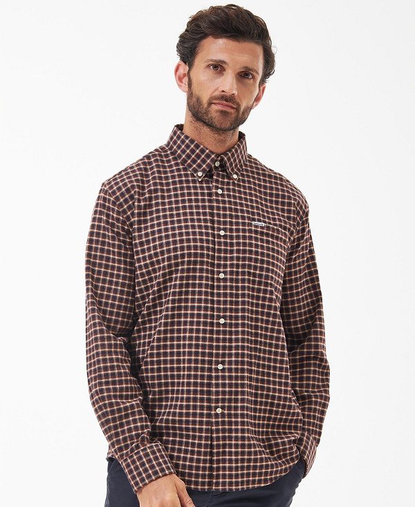 Barbour Tanlaw Regular Fit Shirt κοκκινα | BABO87913